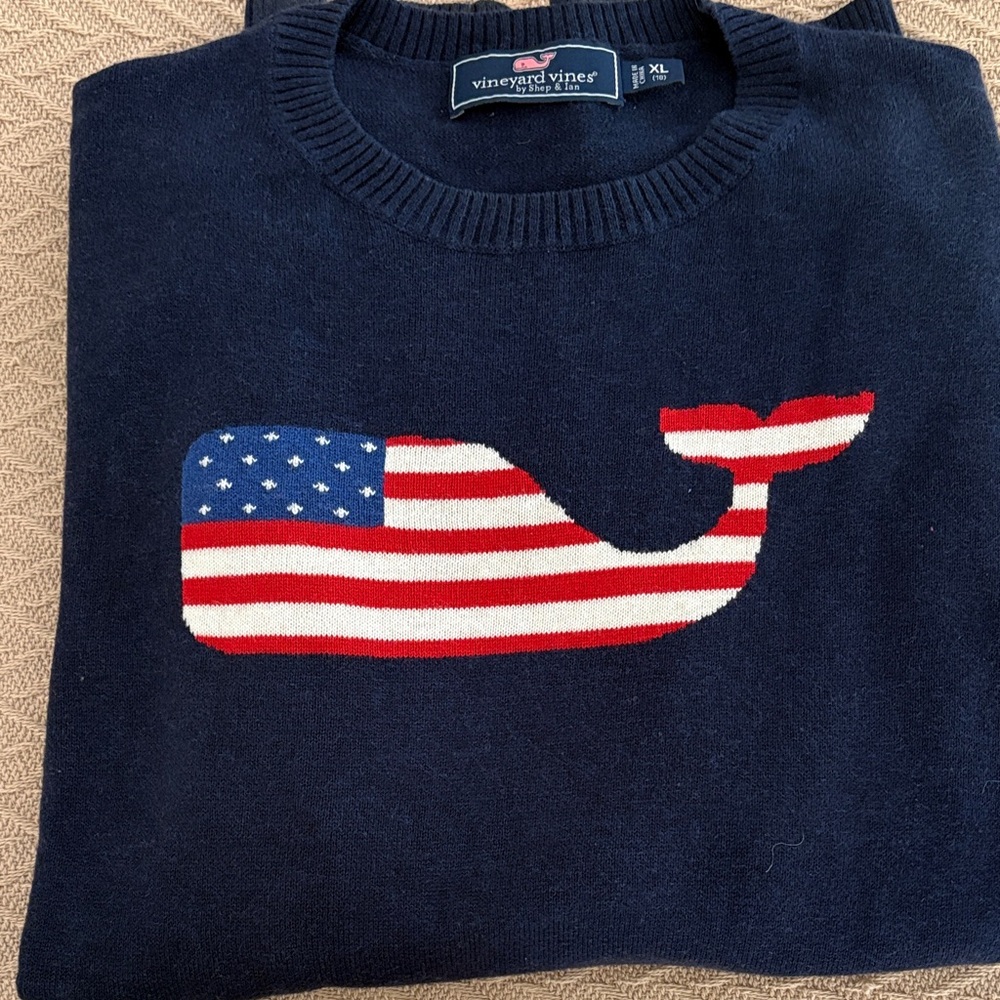 Vineyard Vines Whale Flag Sweater